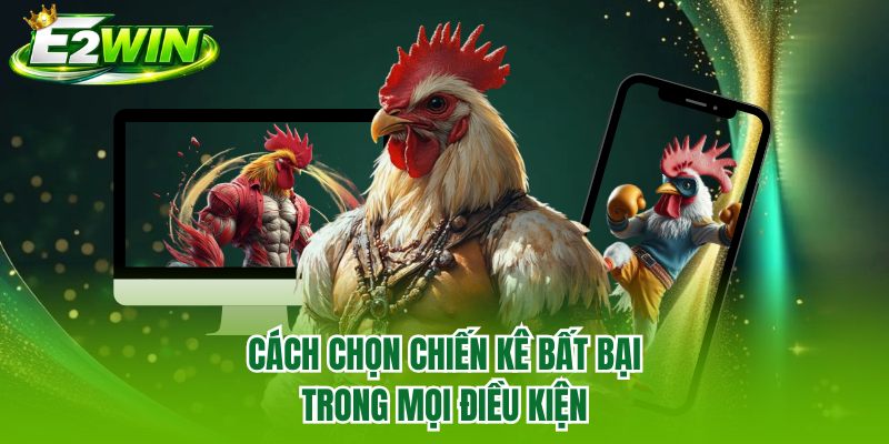 Cách chọn chiến kê bất bại trong mọi điều kiện