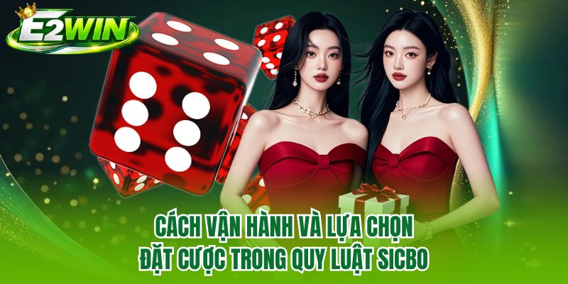 Cách vận hành và lựa chọn đặt cược trong quy luật sicbo